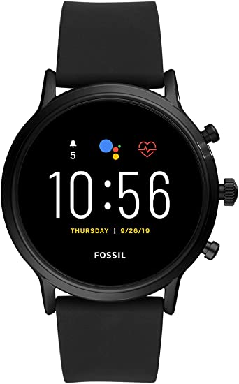 Fossil Unisex 44MM Gen 5 Carlyle HR Heart Rate Stainless Steel