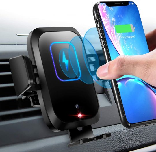 FoPcc Fast Charging Wireless Car Charger Mount