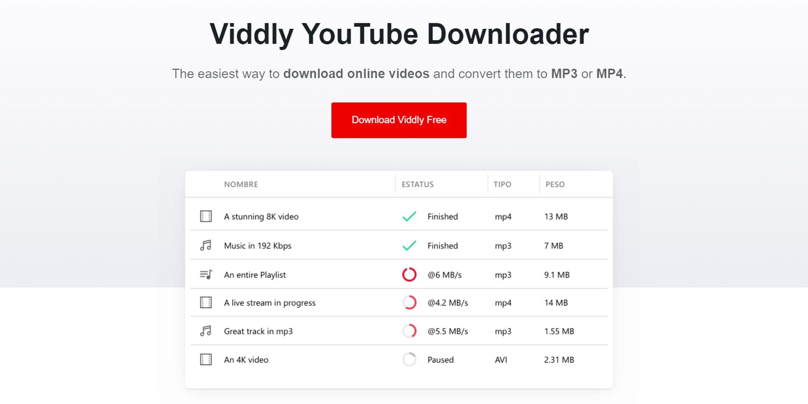 viddly free youtube downloader