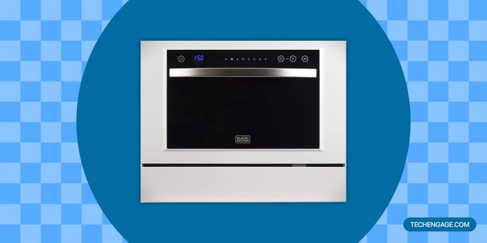 BLACK+DECKER BCD6W 6 Place Setting Compact Countertop Dishwasher