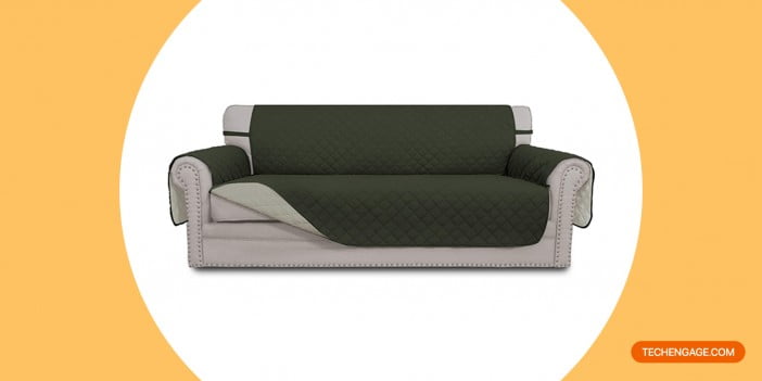 Easy-Going Sofa Schonbezug Wende-Sofabezug Wasserfester Sofabezug Möbelschutz mit elastischen Trägern
