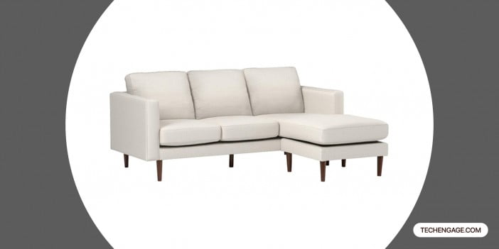 Rivet Revolve Modern Upholstered Sectional