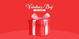 The Image of a wrapped Valentine's day gifts