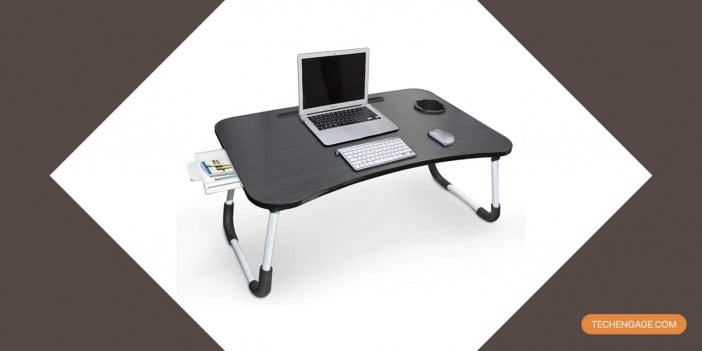 An Image of Yidax foldable laptop desk for bed
