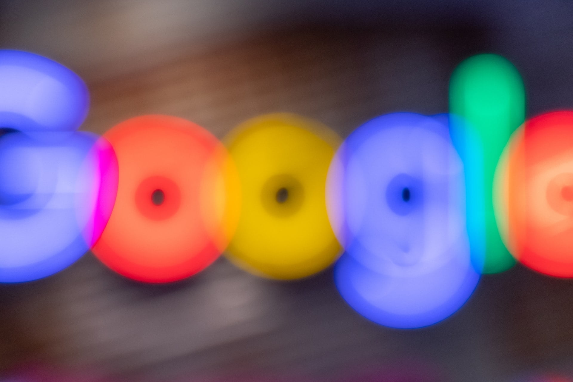 Google logo blur