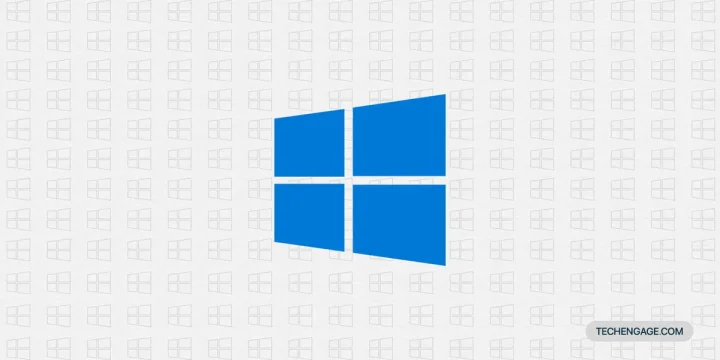 An icon of floating Windows 10 f