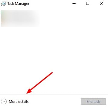 Screenshot of Click More details in Windows 10