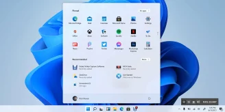 The leaked image of Start menu in Windows 11
