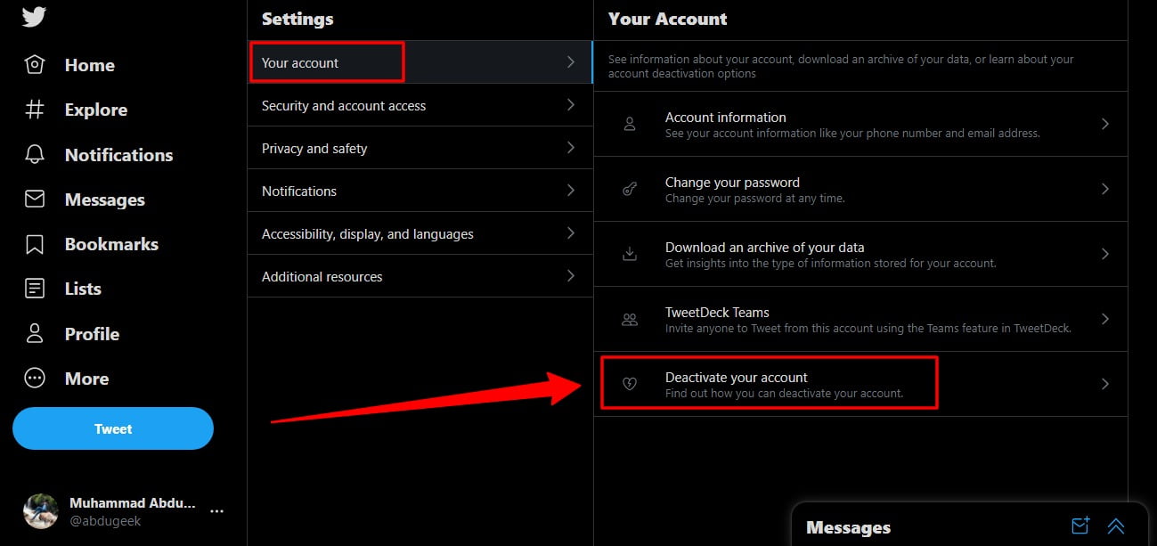 How To Deactivate Or Delete A Twitter Account Techengage