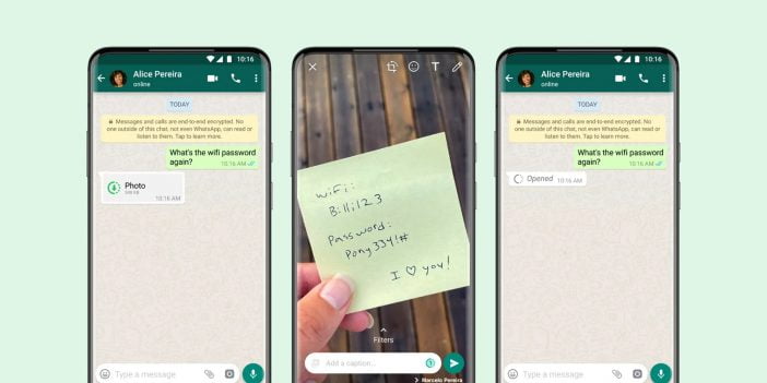 Whatsapp View Once Feature Update