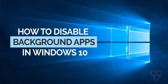 Disable Background apps in Windows 10