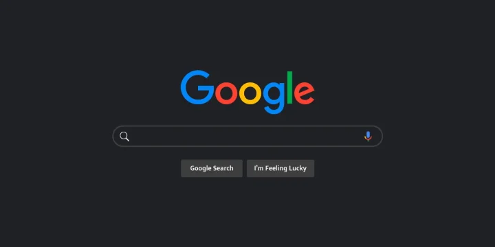 Google Search dark mode