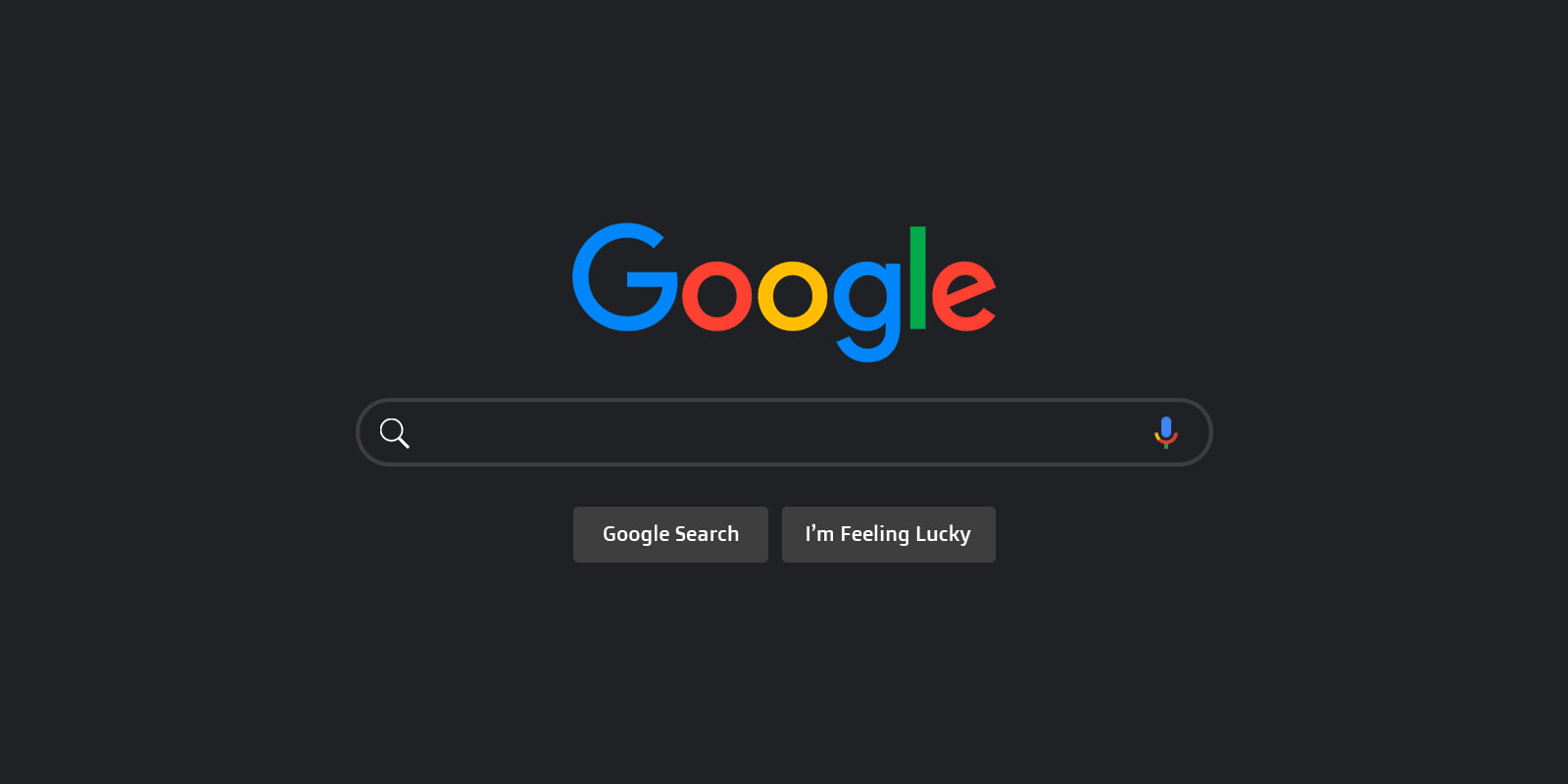 Google Search Dark Mode