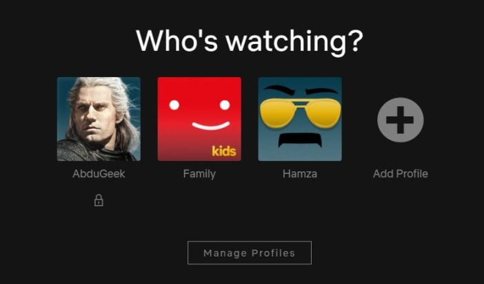 Netflix Who'S Watching Profiles