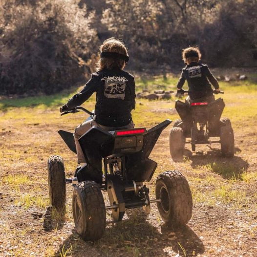 Kids Riding Cyberquad