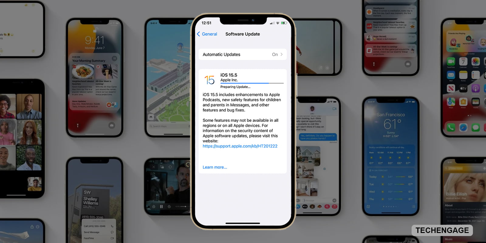 Apple Releases iOS 15.5 Ahead of Annual Developer Conference