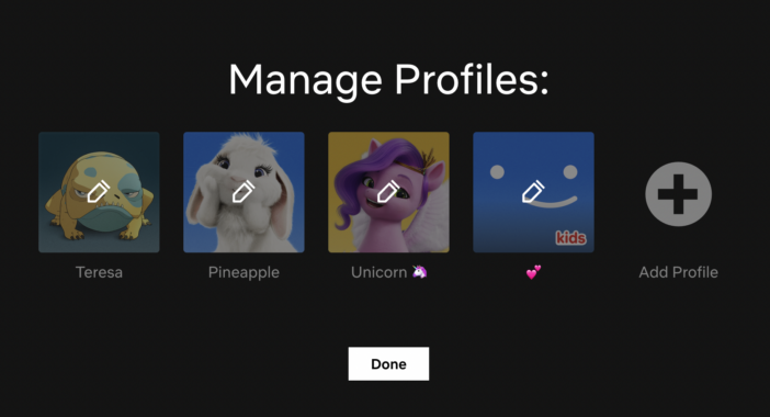 Manage Profiles In Netflix