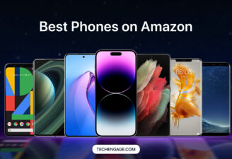 An image showing popular smartphones available on Amazon to buy for you in 2023