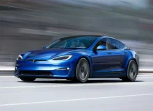 Tesla Model S In Blue Jpg |
