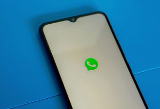 WhatsApp running on an Android phone