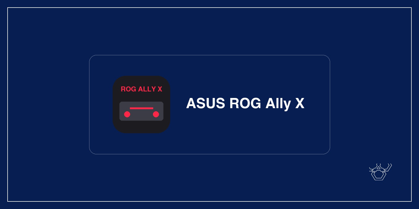 Asus Rog Ally X Windows Handheld Gaming Pc