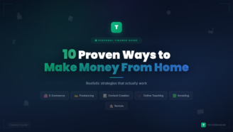10 proven ways to make money from home including e-commerce, freelancing, content creation, online teaching, investing, and rental income