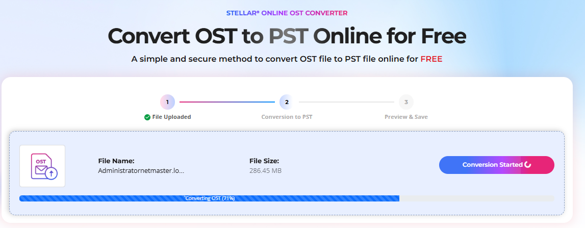 Stellar Converter For Ost Review: Online And Desktop Tools, Tested 4 Stellar Online Converting |