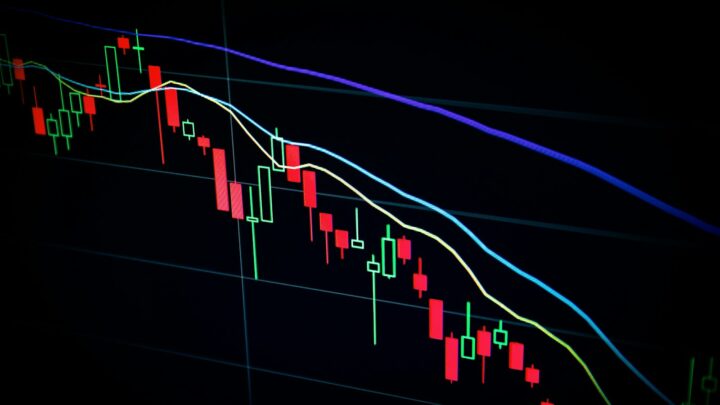 Stock chart and AI technology concept for frontier AI regulation news