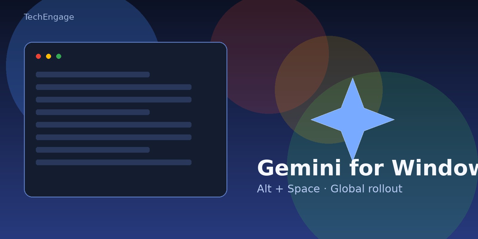 Google Gemini Desktop App for Windows Launches