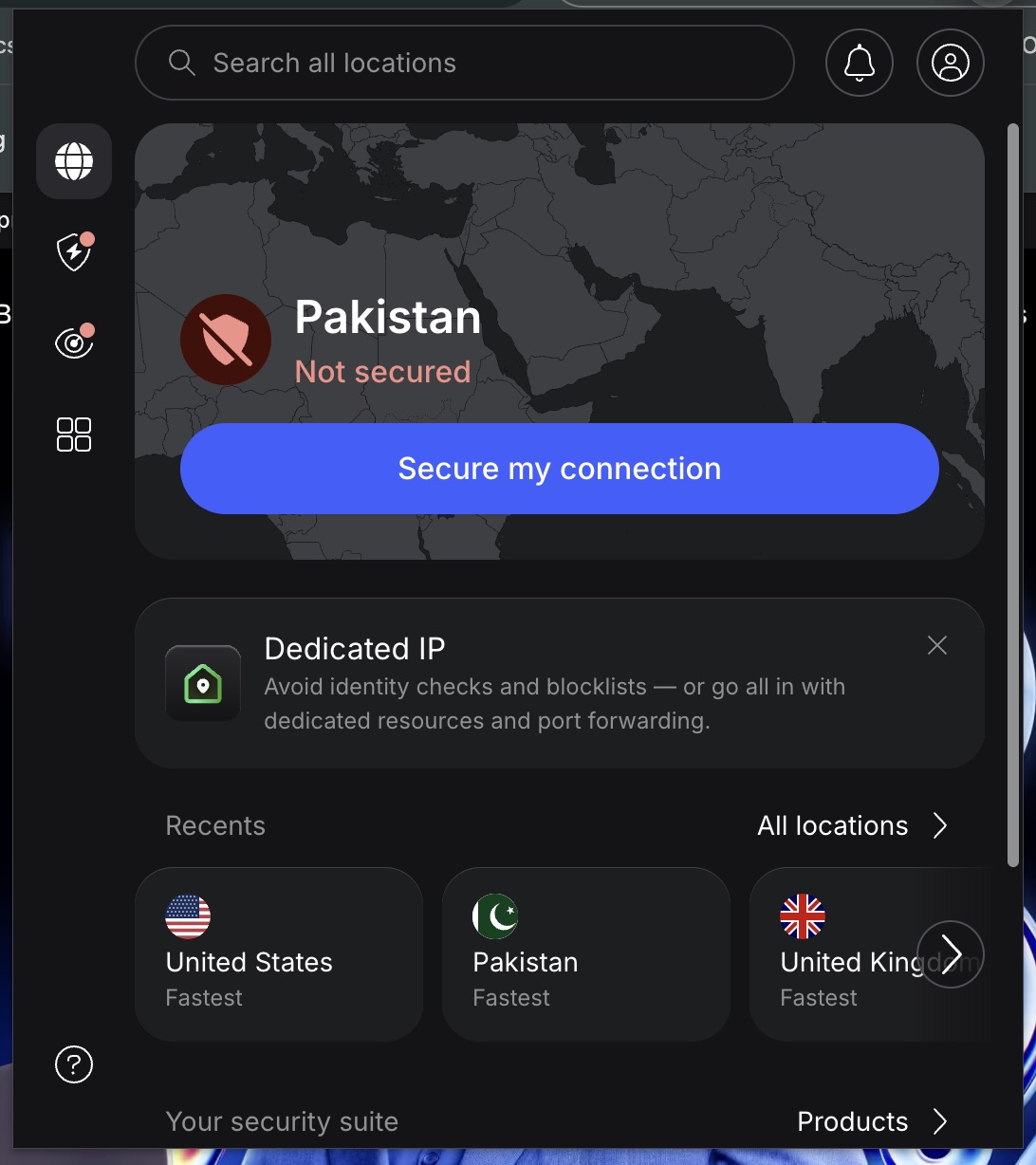 Nordvpn Review: Features, Privacy And Value 2 Nordvpn Chrome Extension Showing A Failed Connection And Disconnected Status.