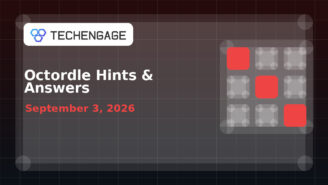 Octordle Hints & Answers featured image for September 3, 2026 with TechEngage logo watermark