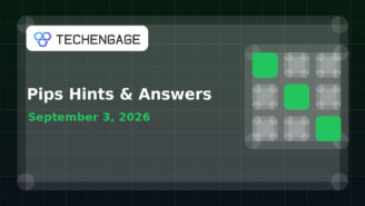 Pips Hints & Answers featured image for September 3, 2026 with TechEngage logo watermark